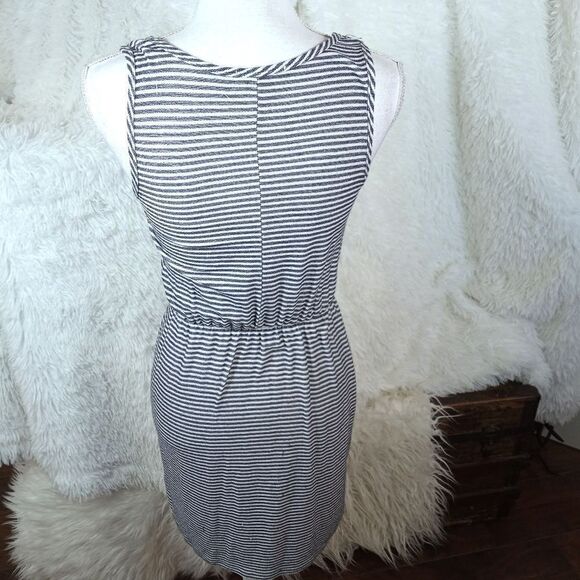 PAPERMOON NAVY & WHITE STRIPE DRESS SZ.S/M GUC - Picture 6 of 7
